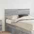 Tăblie cap cu headboard Gri Sonoma 120 cm Lemn compozit GartenMobel Dekor