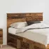 Tăblie cap cu headboard Gri Sonoma 120 cm Lemn compozit GartenMobel Dekor