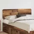 Tăblie cap cu headboard Alb 160 cm Lemn compozit GartenMobel Dekor
