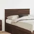Tăblie cap cu headboard Gri Sonoma 120 cm Lemn compozit GartenMobel Dekor