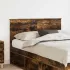 Tăblie cap cu headboard Gri Sonoma 120 cm Lemn compozit GartenMobel Dekor