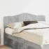 Tăblie cap cu headboard Stejar fumuriu 150 cm Lemn compozit GartenMobel Dekor