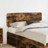 Tăblie cap cu headboard Gri din beton 120 cm Lemn compozit GartenMobel Dekor