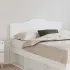 Tăblie cap cu headboard Alb Lucios 120 cm Lemn compozit GartenMobel Dekor