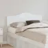 Tăblie cap cu headboard Alb Lucios 120 cm Lemn compozit GartenMobel Dekor
