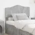 Tăblie cap cu headboard Gri din beton 100 cm Lemn compozit GartenMobel Dekor