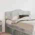 Tăblie cap cu headboard Alb Lucios 120 cm Lemn compozit GartenMobel Dekor