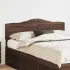 Tăblie cap cu headboard Stejar fumuriu 150 cm Lemn compozit GartenMobel Dekor