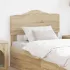 Tăblie cap cu headboard Gri Sonoma 75 cm Lemn compozit GartenMobel Dekor