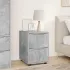 Dulap de depozitare Gri din beton 40 x 48 x 57 cm Lemn compozit GartenMobel Dekor