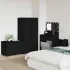 Dulap de depozitare Negru 80 x 48 x 57 cm Lemn compozit GartenMobel Dekor
