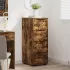 Dulap de depozitare Negru 40 x 48 x 105 cm Lemn compozit GartenMobel Dekor