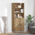 Dulap înalt, stejar sonoma, 69,5x34x180 cm, lemn compozit GartenMobel Dekor