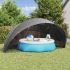 Dom pentru piscină Manual Negru 592 x 590 x 275 cm GartenMobel Dekor