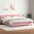 Pat box spring cu saltea, gri închis, 180x210 cm, catifea GartenMobel Dekor