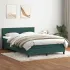 Pat box spring cu saltea, negru, 160x210 cm, catifea GartenMobel Dekor