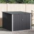 Shed pentru biciclete 3 pcs Antracit 215 x 206 x 157 cm Metal GartenMobel Dekor