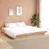 Cadru de pat Alb 200 x 200 cm Lemn de pin masiv GartenMobel Dekor