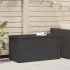 Cutie de depozitare exterioară Negru 100 x 50,5 x 50 cm Oțel GartenMobel Dekor