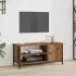 Comodă TV, stejar fumuriu, 100x40x45 cm, lemn prelucrat GartenMobel Dekor