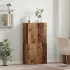 Dulap de birou Stejar negru 60 x 32 x 115 cm Lemn compozit GartenMobel Dekor