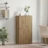 Dulap de birou Stejar negru 60 x 32 x 115 cm Lemn compozit GartenMobel Dekor