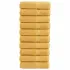 Prosoape de baie premium SOLUND, 10 buc., aurii, 30 x 30 cm, 600 g/m² GartenMobel Dekor
