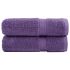 Prosoape de mâini premium SOLUND 2 buc. violet 50x100 cm 600gsm GartenMobel Dekor