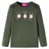 Tricou pentru copii cu mâneci lungi, kaki, 104 GartenMobel Dekor