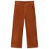 Pantaloni copii din velur, coniac, 116 GartenMobel Dekor