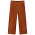 Pantaloni copii din velur, coniac, 116 GartenMobel Dekor