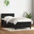 Pat box spring cu saltea, gri închis, 180x210 cm, catifea GartenMobel Dekor