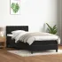Pat box spring cu saltea, verde închis, 180x200 cm, catifea GartenMobel Dekor