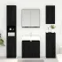 Dulap de Baie Stejar Negru 64,5 x 33,5 x 59 cm Lemn compozit GartenMobel Dekor