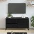 Cabinet TV Stejar Negru 100 x 36 x 49.5 cm Lemn compozit GartenMobel Dekor