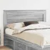 Tăblie cap cu headboard Gri din beton 150 cm Lemn compozit GartenMobel Dekor
