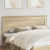 Tăblie cap cu headboard Gri din beton 150 cm Lemn compozit GartenMobel Dekor