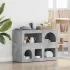 Bufet Gri din beton 80.5 x 35 x 59 cm Lemn compozit GartenMobel Dekor