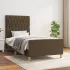 Cadru de pat cu tăblie, crem, 90x200 cm, textil GartenMobel Dekor