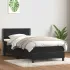 Pat box spring cu saltea, verde închis, 80x220 cm, catifea GartenMobel Dekor