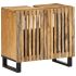 Dulap pentru chiuveta de baie 62x34x58 cm lemn masiv mango brut GartenMobel Dekor
