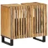 Dulap pentru chiuveta de baie 62x34x58 cm lemn masiv mango brut GartenMobel Dekor