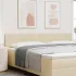 Tăblie cap cu headboard Negru 200 cm Piele artificială GartenMobel Dekor