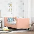 Cadru de pat pentru copii cu spătar Roz 70 x 140 cm GartenMobel Dekor