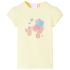 Tricou pentru copii, galben pal, 92 GartenMobel Dekor