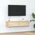 Cabinet TV Stejar negru 100 x 31 x 25.5 cm Lemn compozit GartenMobel Dekor