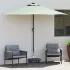 Suport pentru umbrelă, negru, 45x25x8 cm, granit GartenMobel Dekor