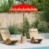 Parasol Balinez Crem 185 x 185 x 260 cm GartenMobel Dekor