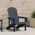 Scaun Adirondack Bleumarin 74 x 82 x 92cm HDPE GartenMobel Dekor