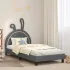 Cadru de pat pentru copii cu spătar Alb 80 x 200 cm PU GartenMobel Dekor